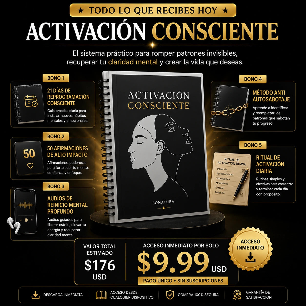 Activacion Consciente + 5 Bonos